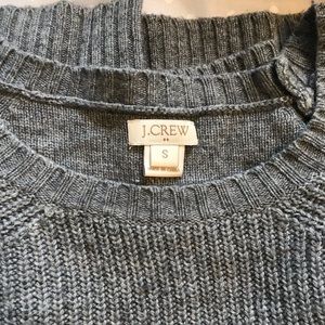 J. Crew Gray Sweater w/ Elbow Patches